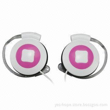 Wired Earphones with 32 Ohms Impedance and 2 x 30mm Mylar Speaker